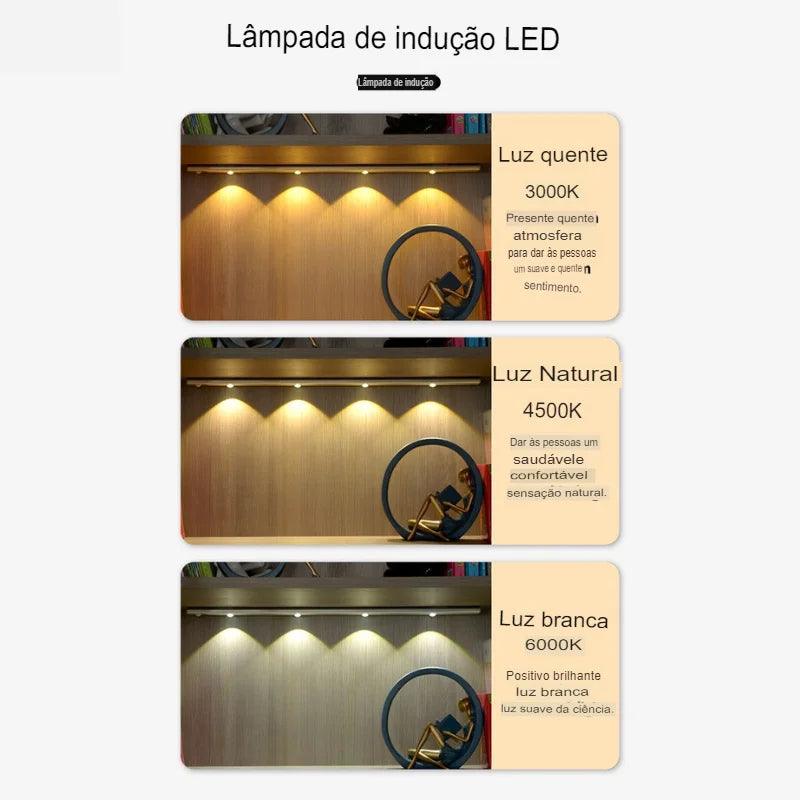 Luz com Sensor de Movimento Inteligente - Estilo Lar