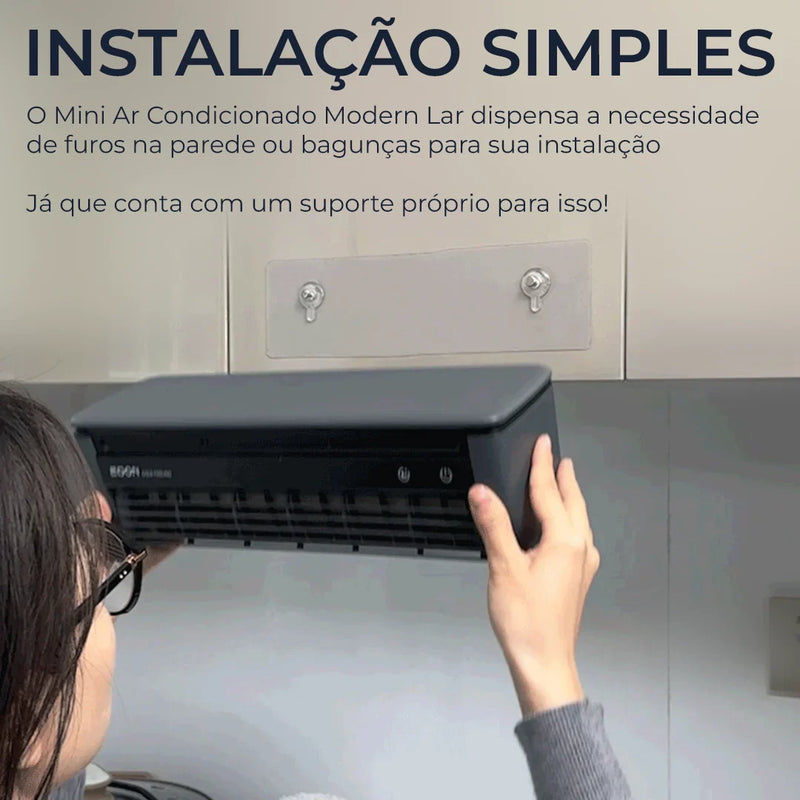 Ar Condicionado EDON Lar™ Instalação Sem Furos + Frete Grátis/ Até 12 vezes SEM JUROS