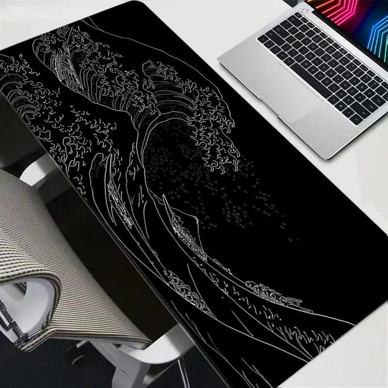 Mousepad Grande para Jogadores e Escritórios - Estilo Lar